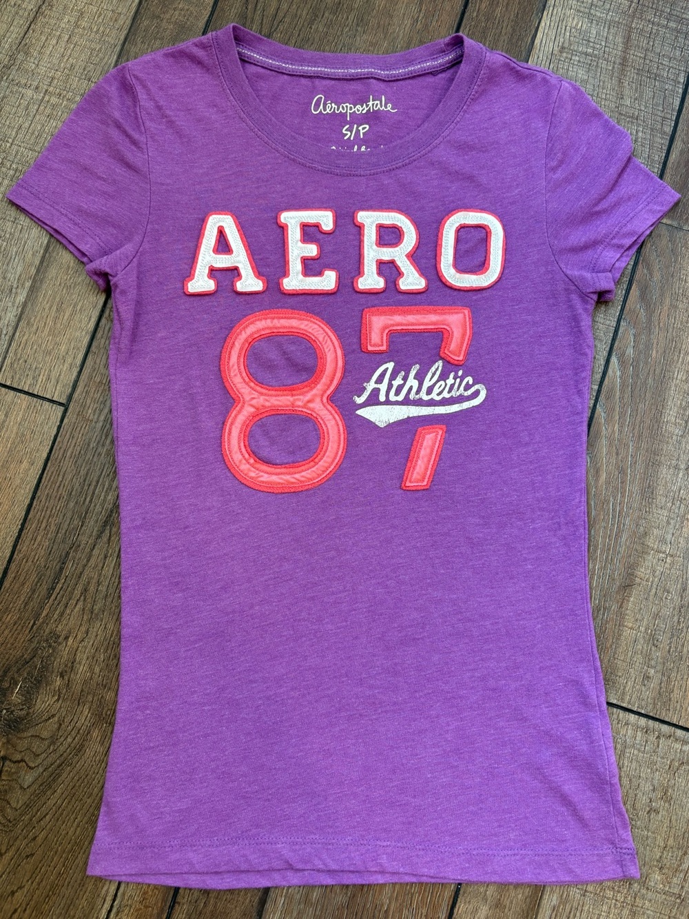 Y2K Aēropostale Purple Baby Tee